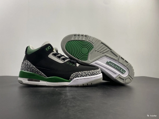Reps TBK CT8532-030 3 Air Pine Green Jordan 0822